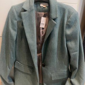 Teal Loft Blazer Size 0